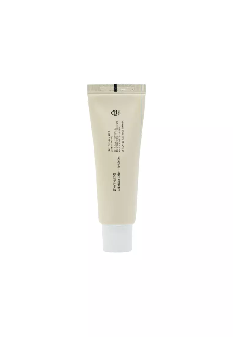 BEAUTY OF JOSEON SPF50+ PA++++ Relief Sun Rice + Probiotics Sunscreen (50ml)