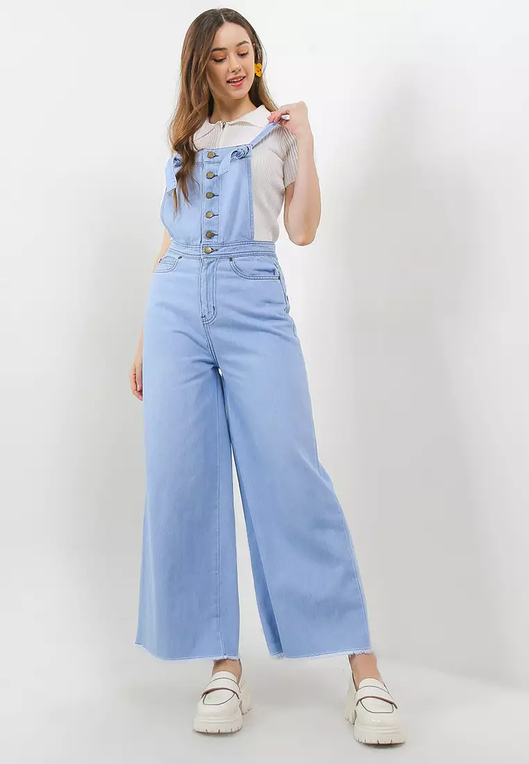 Hush denim jumpsuit sales