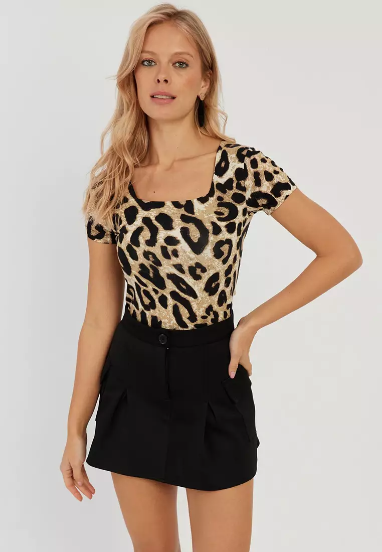 Leopard Patterned Blouse