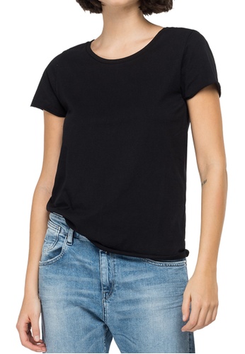 REPLAY black Slim fit t-shirt in organic cotton 78C3DAA1268A13GS_1