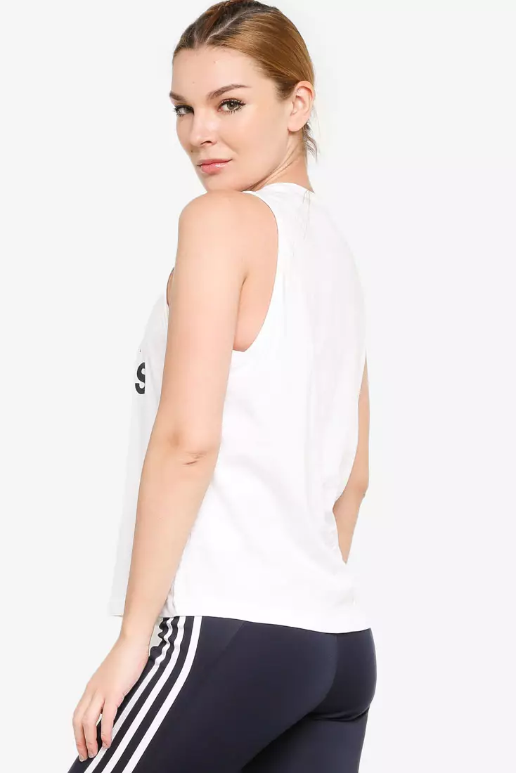 White adidas tank top best sale womens