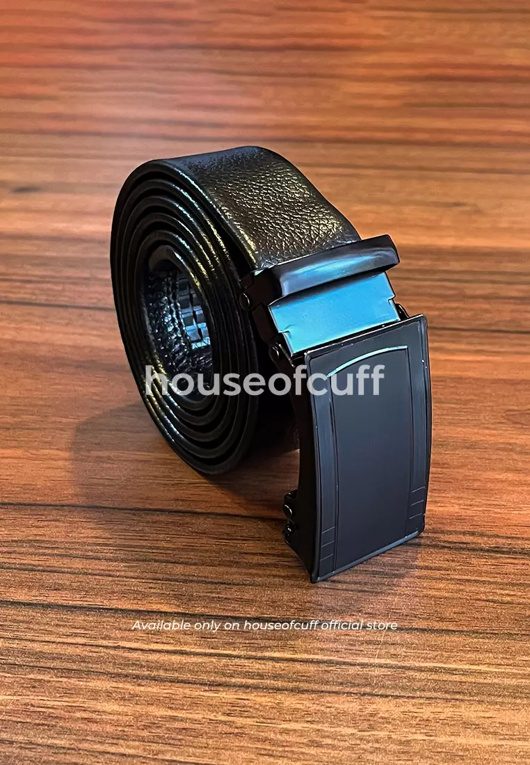 Jual House of Cuff Houseofcuff ikat pinggang kulit rail hitam belt RL03 ...