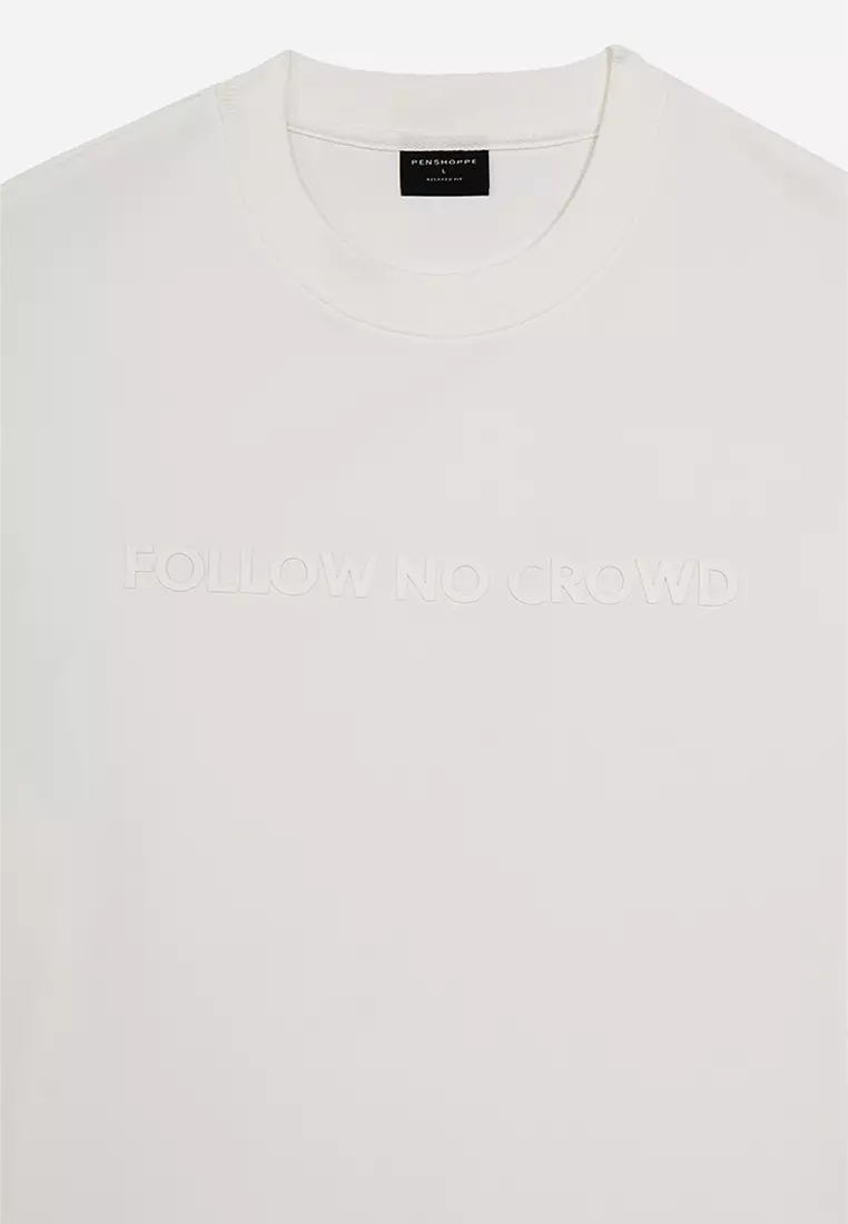 Follow No Crowd Relaxed Fit Graphic T-Shirt