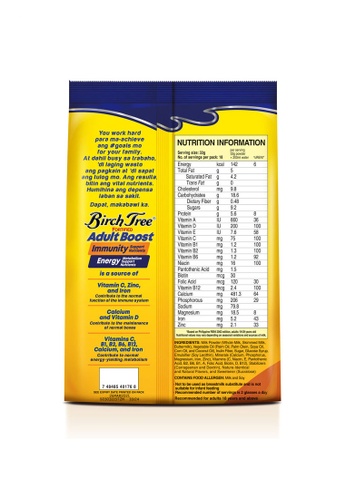 Birch Tree Full Cream Milk Nutrition Facts