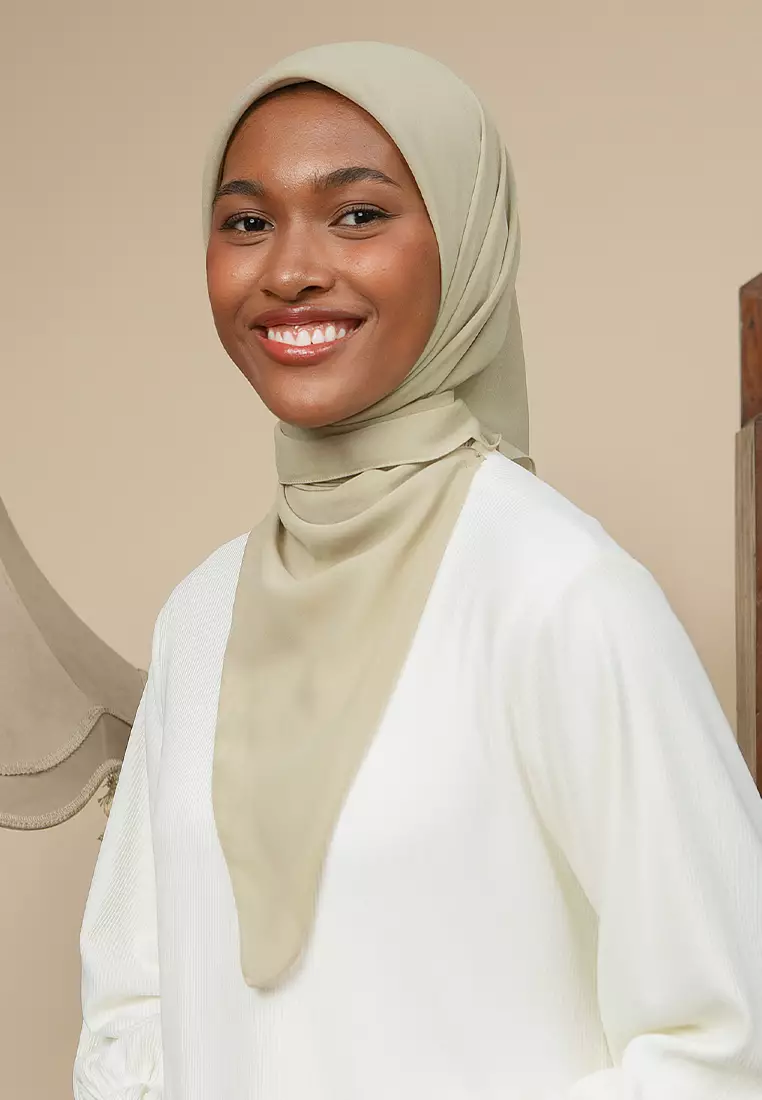 Nala Voal Square Matcha