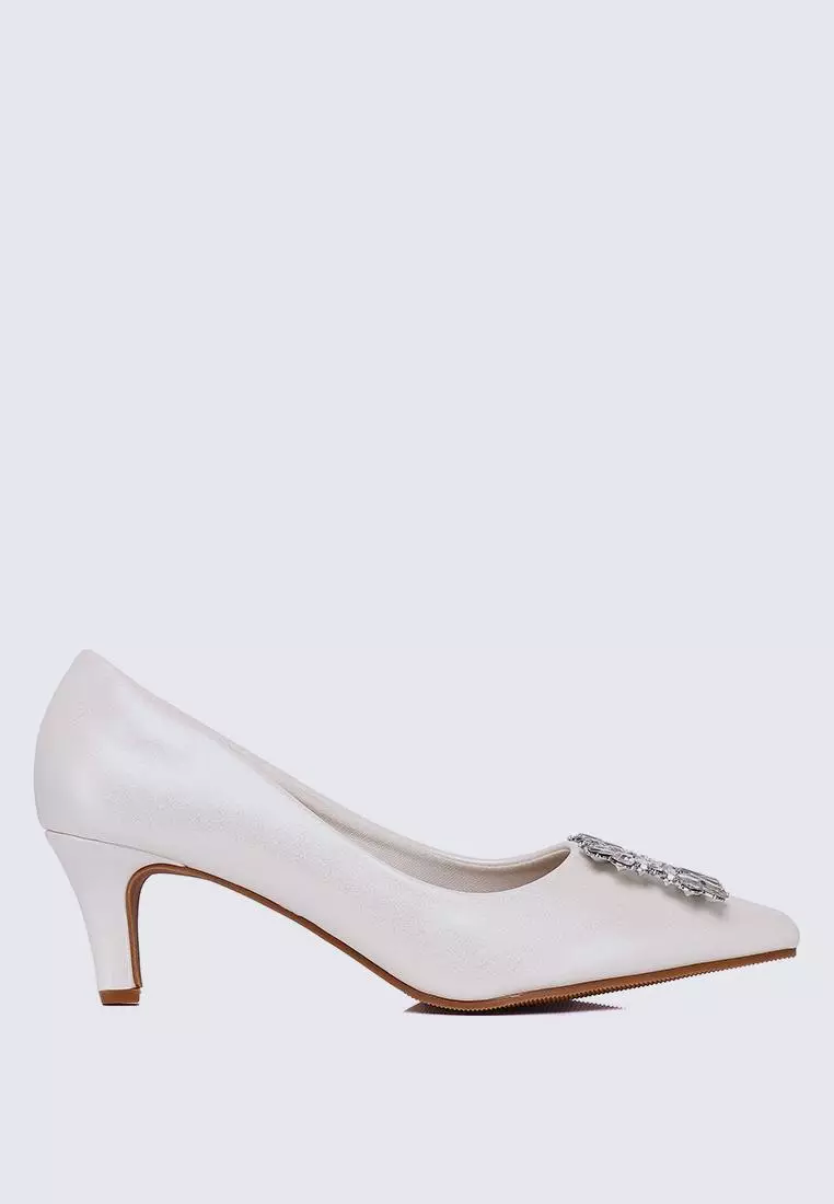 Discount on My Ballerine  shoes - SKU: My Ballerine Casey Comfy Pumps In Pearl
