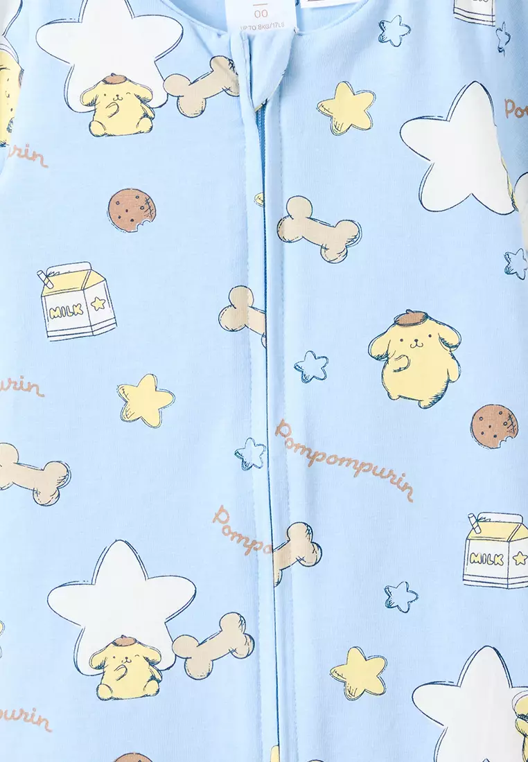 The Short Sleeve Zip Romper Licensed