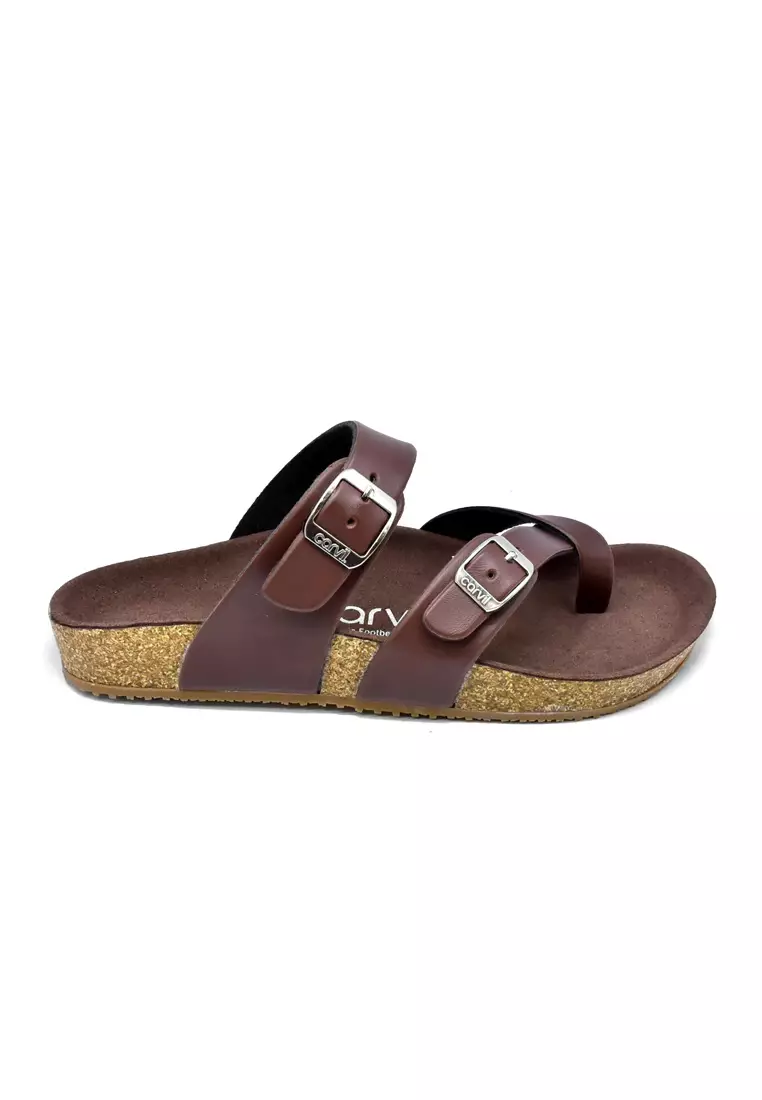 Carvil Sandal Pria BENZO-04 M BROWN