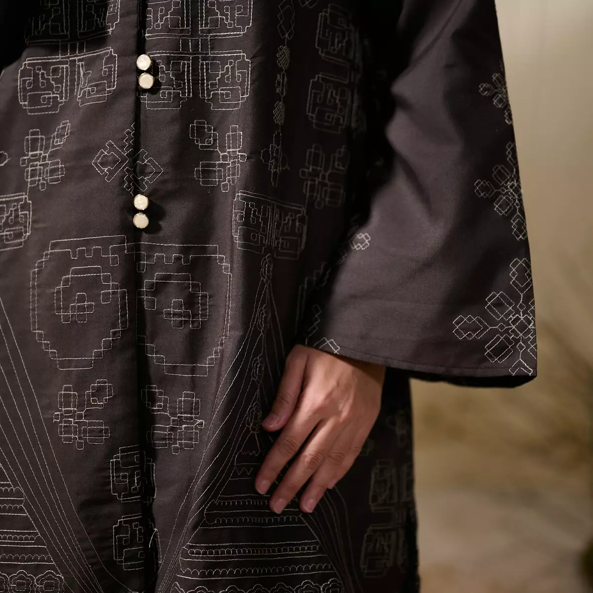 [Raya Collection] ZM Zaskia Mecca - Belani Tunik Wanita Brown - Jejak Teduh Ruma - Koleksi Ramadhan Series