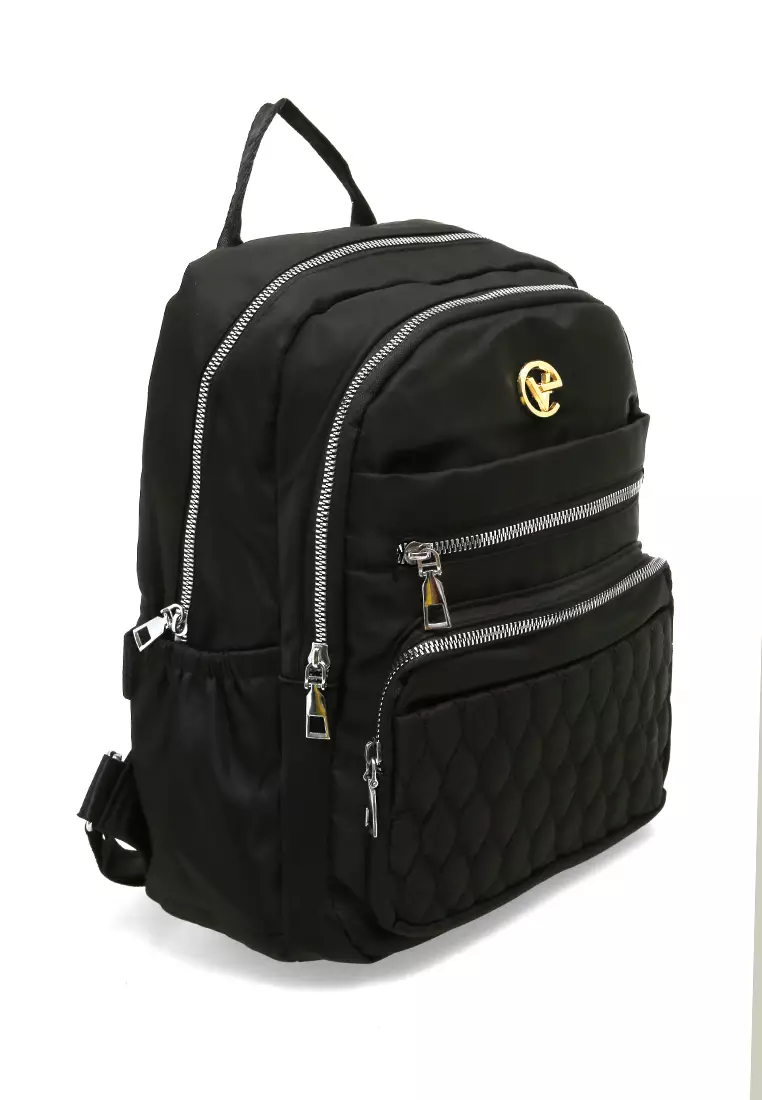 Karla Tas Ransel Wanita Anti Air Design Stylish High Quality - Hitam