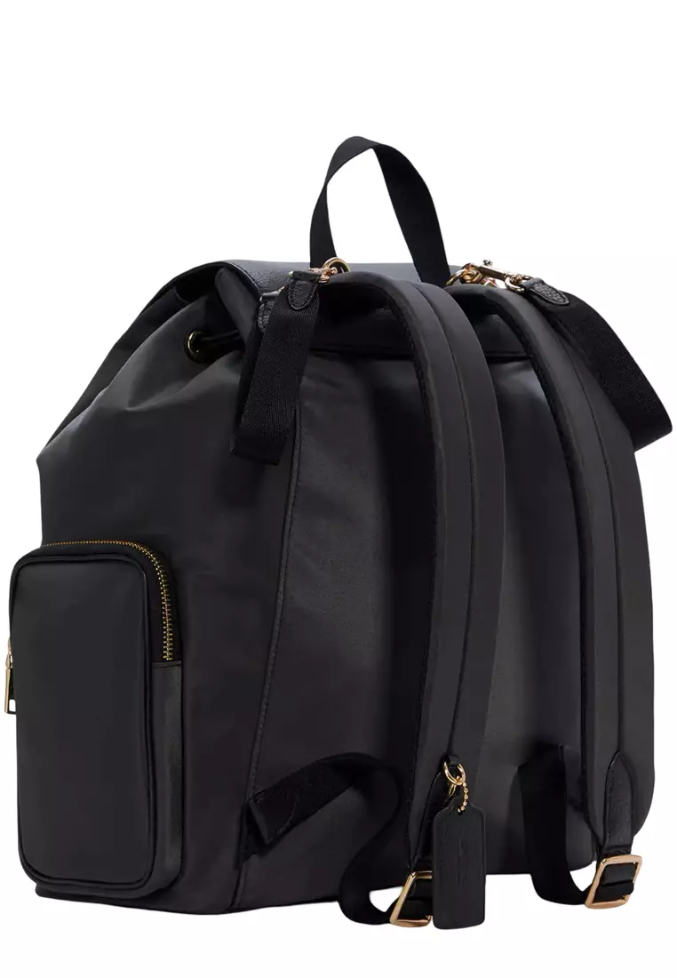 Nylon Baby Backpack Bag - Black C6808