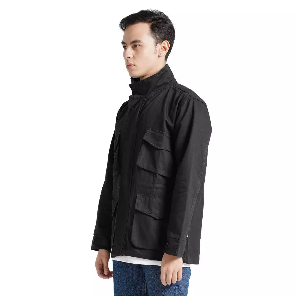 Lee Cooper Long Jacket Darnell Black