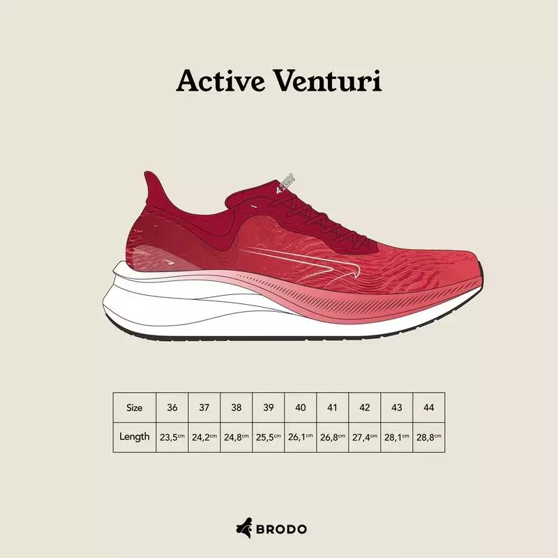 BRODO - Running Shoes Active Venturi White Sapphire