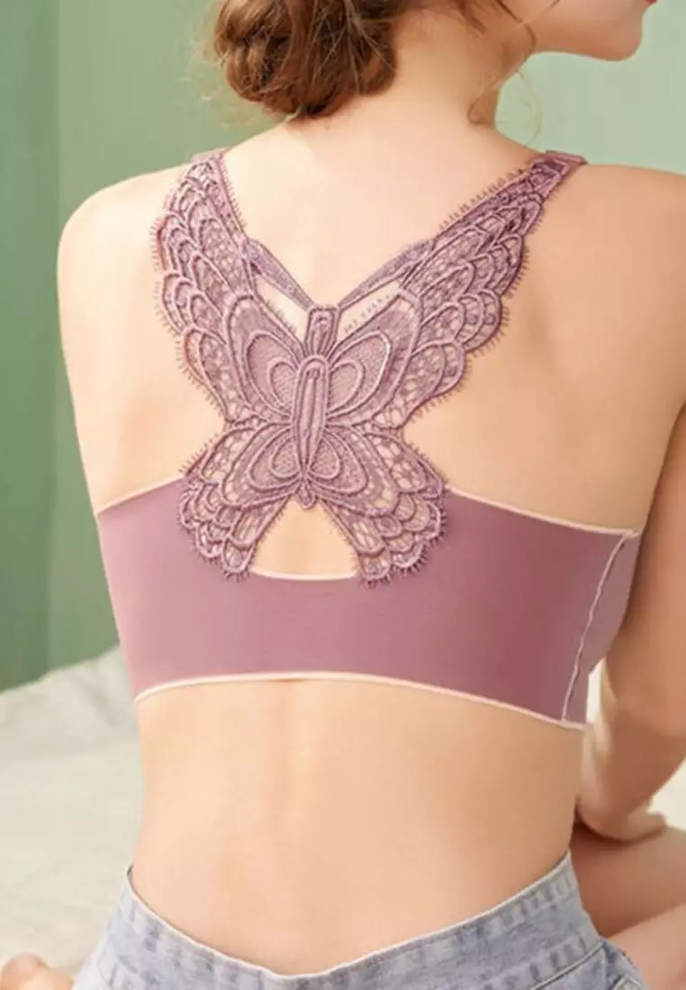 Seamless Pullover Butterfly Back Bra