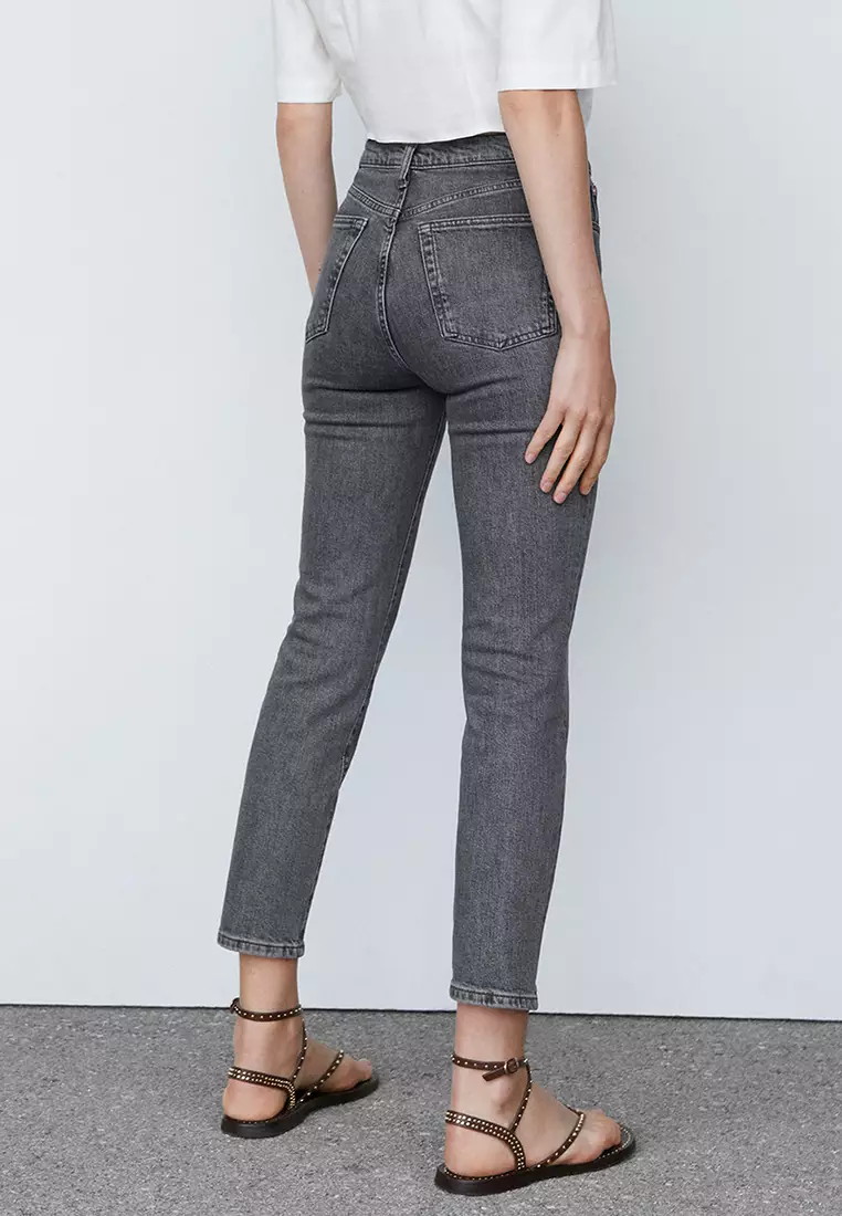 Mango Slim Cropped Jeans 2024, Buy Mango Online