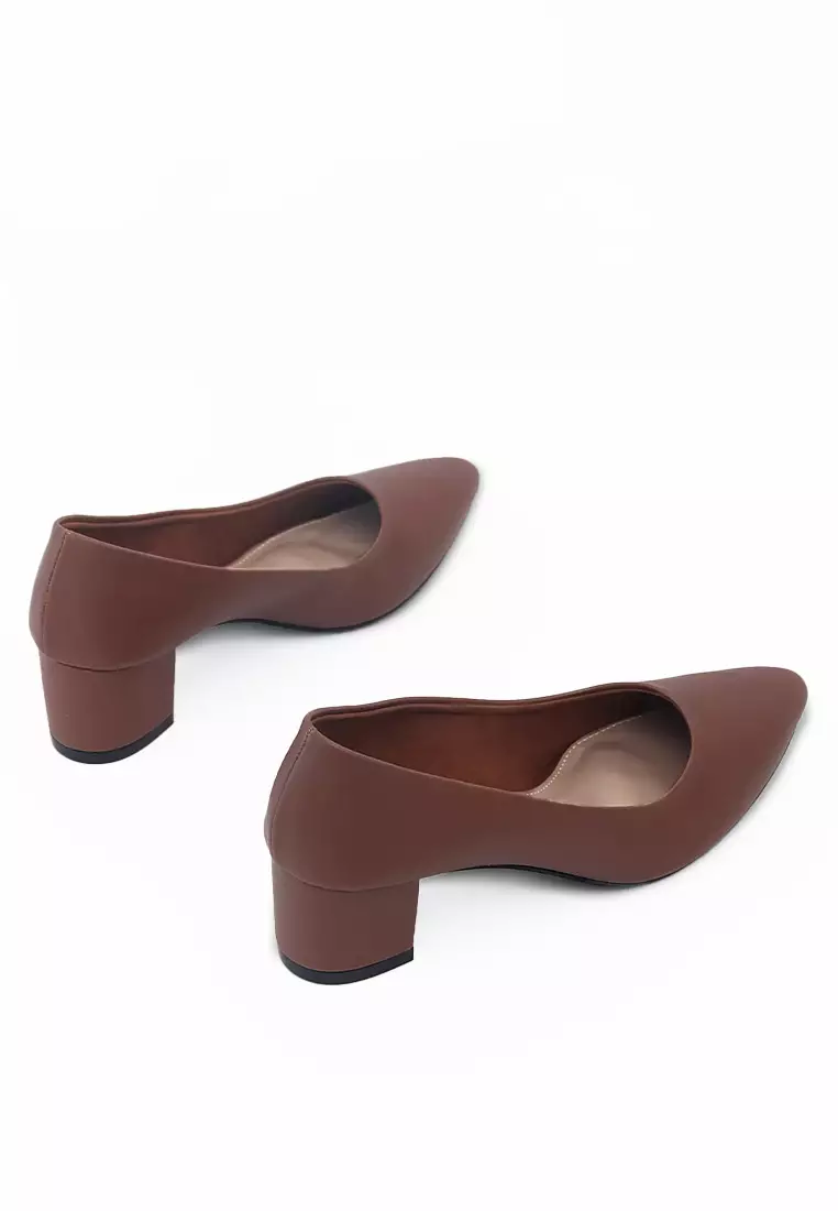 VIVI NICI - Kenici Sepatu Wanita Hak 5 cm Downtown Brown