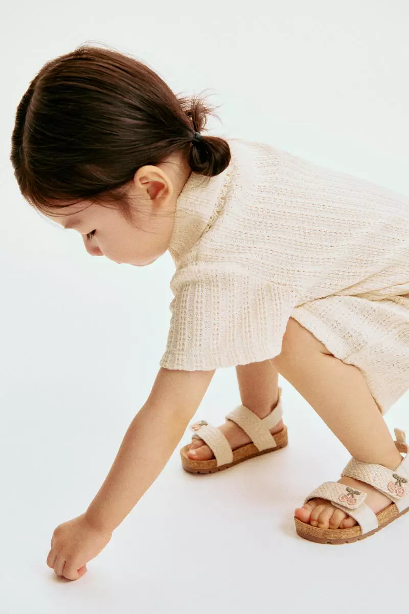 2-piece pointelle-knit set