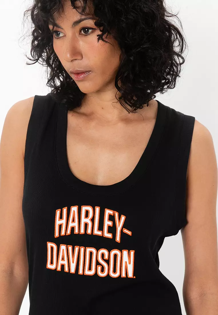Harley-Davidson®Essential Arched Font Ribbed Tank