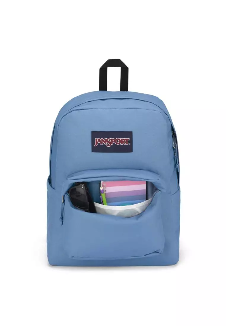 Light blue jansport sales