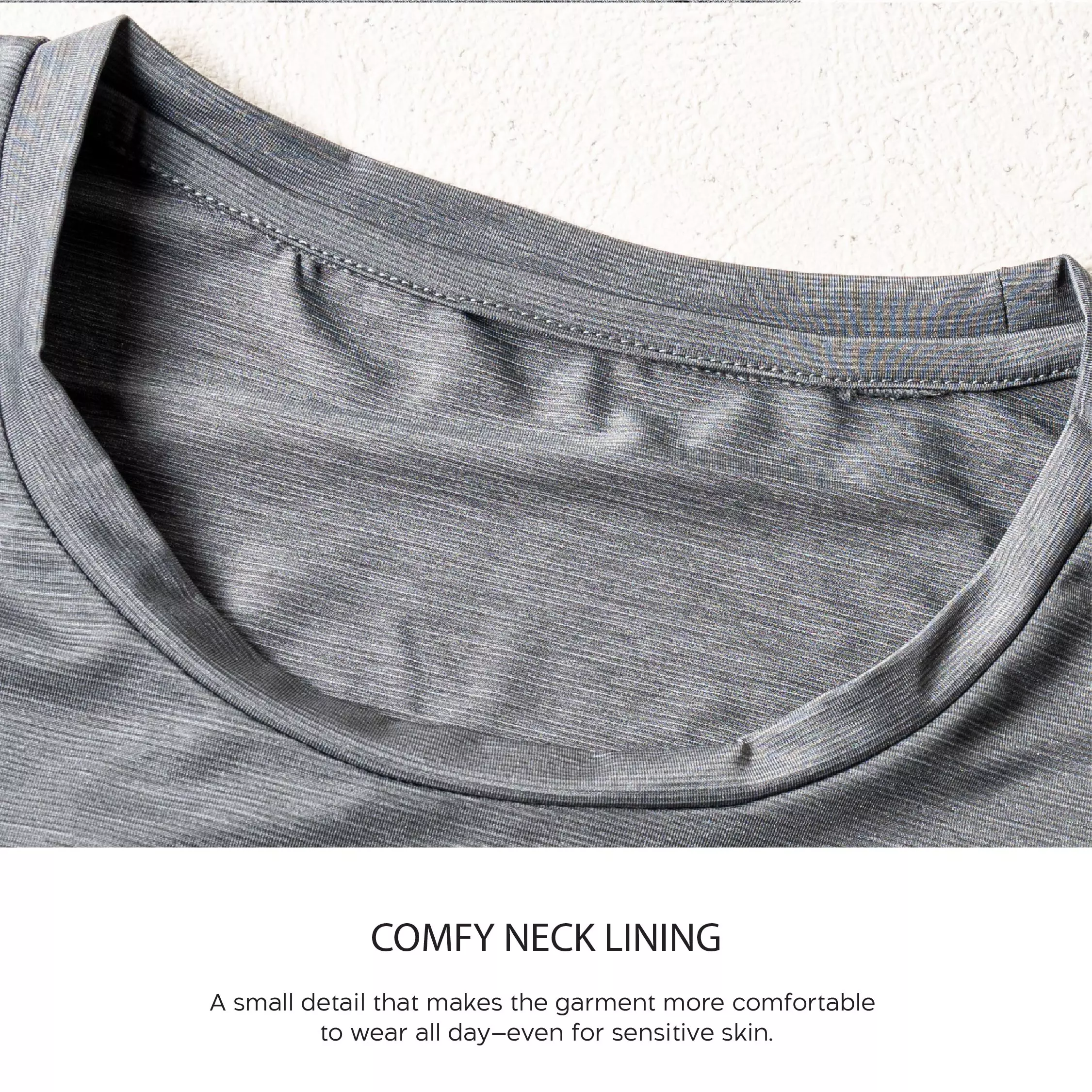 Flyman Ice Silk Active Shirt 1 Pcs FMAS 3558 - Ash