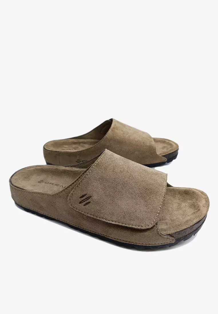 Dr. Cardin Men Cove Core Suede Comfort Sandals with Adjustable Strap D-SLB-8212