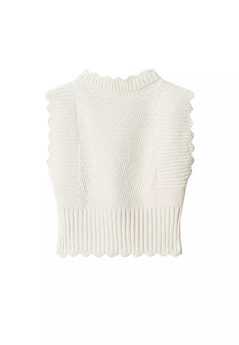 Open Back Knitted Top