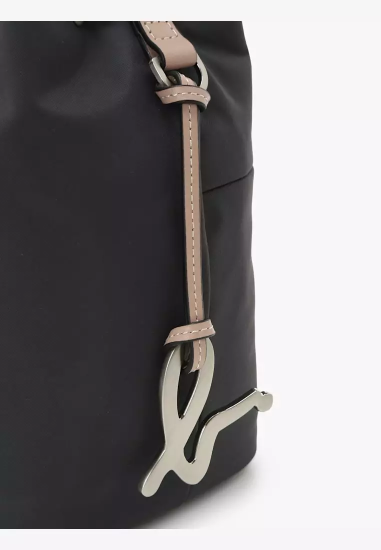 Drawstring Top-Handle Bag