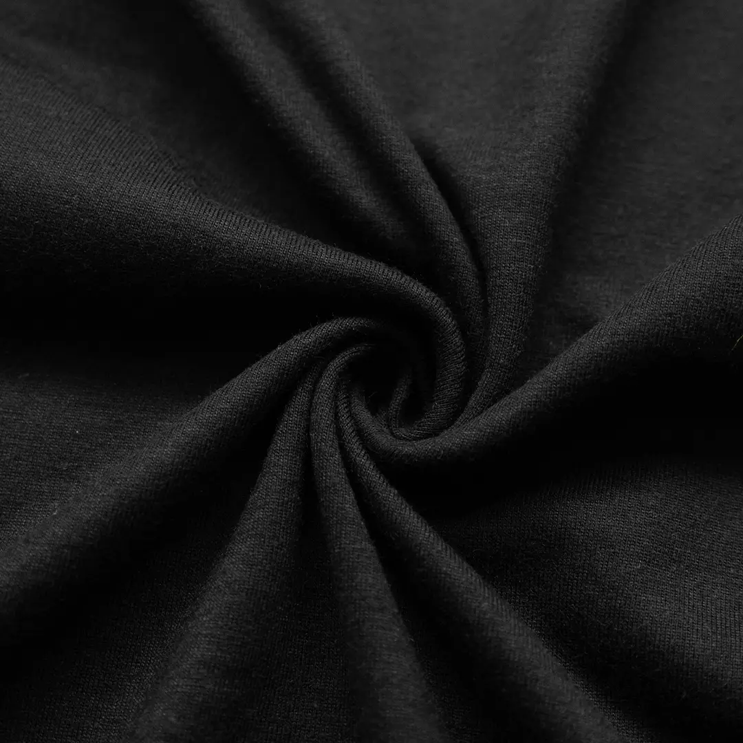 Kale Silky Black/ T-Shirt Pria polos lengan pendek / Unisex