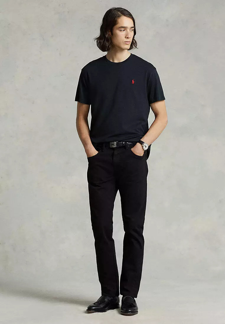 Custom Slim Fit Jersey Crewneck T-Shirt