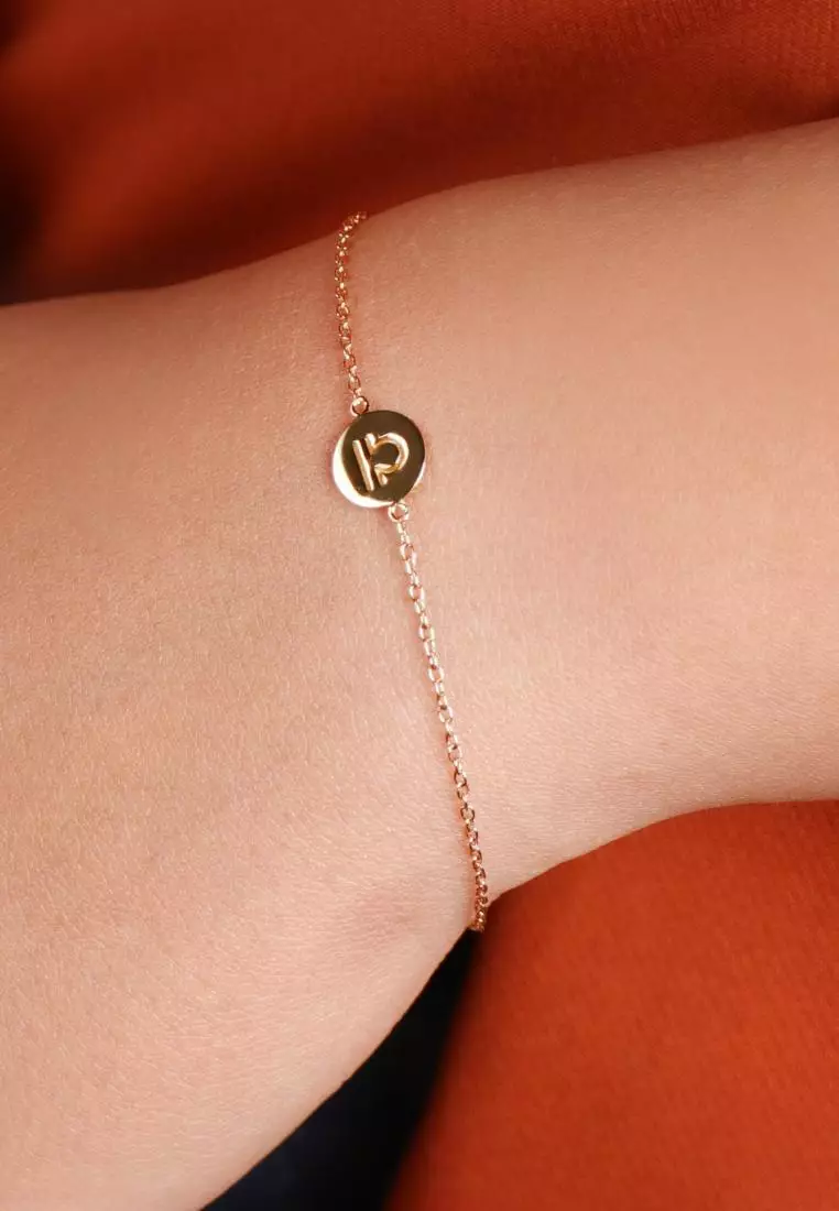 Vermeil Zodiac Bracelet Libra