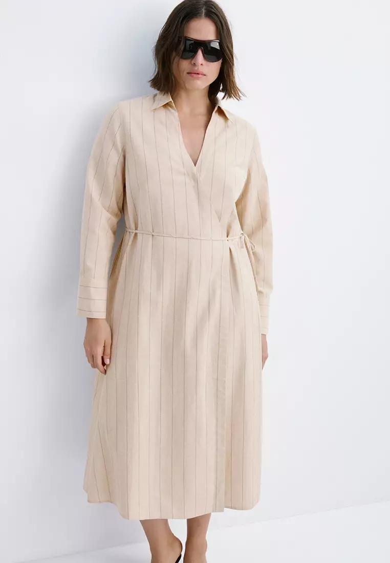 Striped Shirt Dress