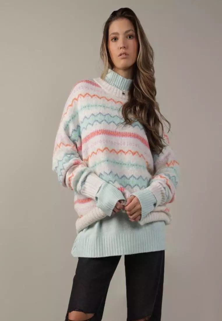 Fair isle sweater american eagle deals