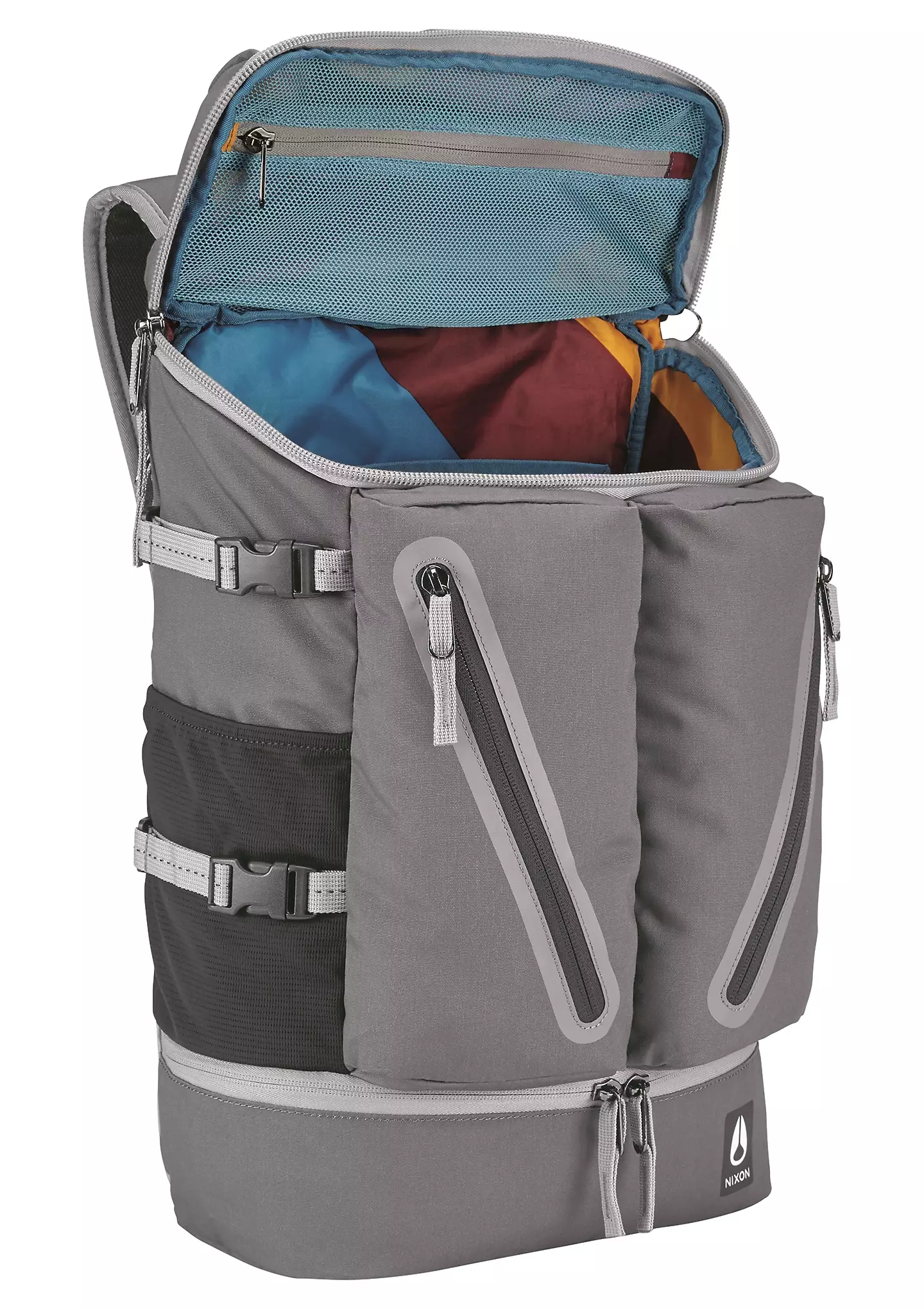 NIXON BACKPACK-SCRIPPS BACKPACK II GRAY MULTI 25L-C28211692