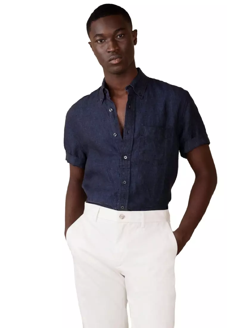 Buy Banana Republic Castelletto Linen Shirt 2023 Online ZALORA