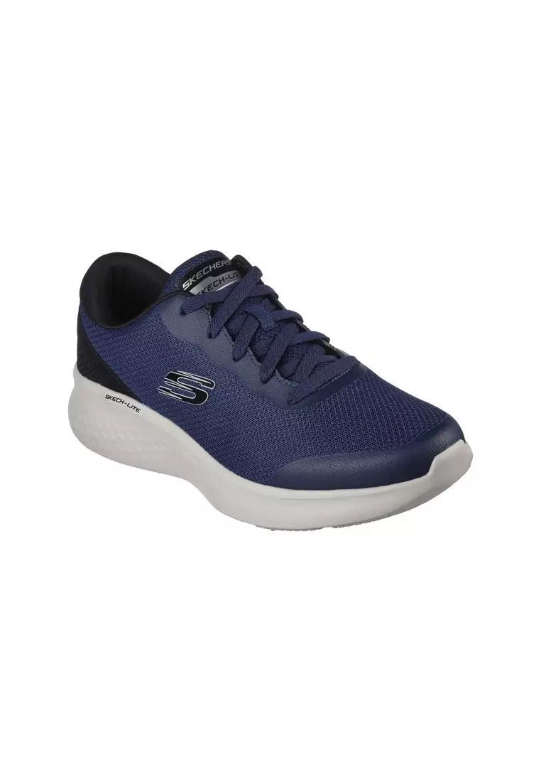 Discount on Skechers  shoes - SKU: Skechers Mens Duraleather Overlay & Mesh Lace Up W/ Air-Cooled Mf