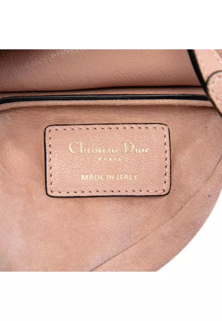 Pre-Loved Dior Micro Goatskin Saddle Bag