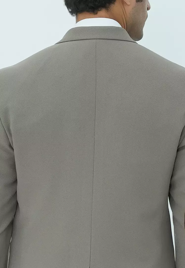 Johnwin - Jas - Formal Suit - Patch Lengan - Beige - FSU.992.221.124.C