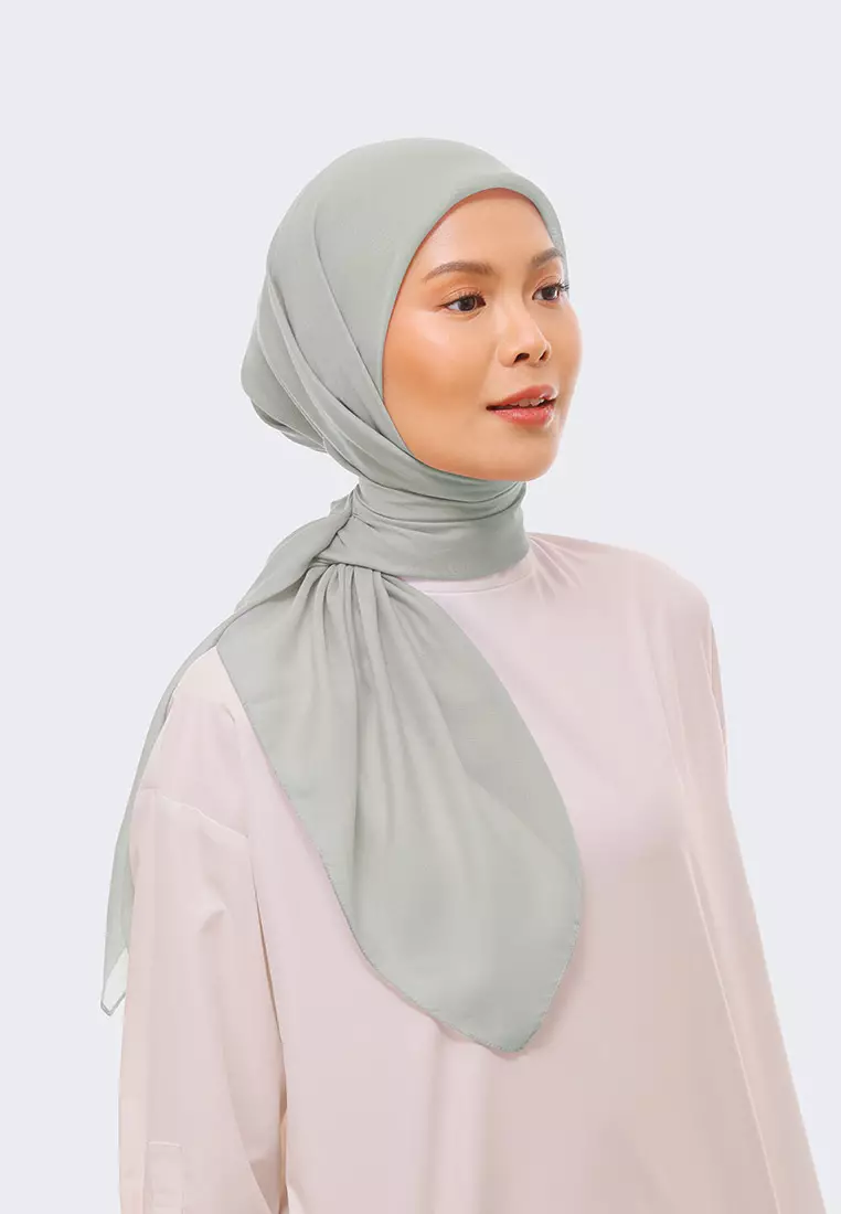 Ria Miranda Silver Green Rarina Scarf