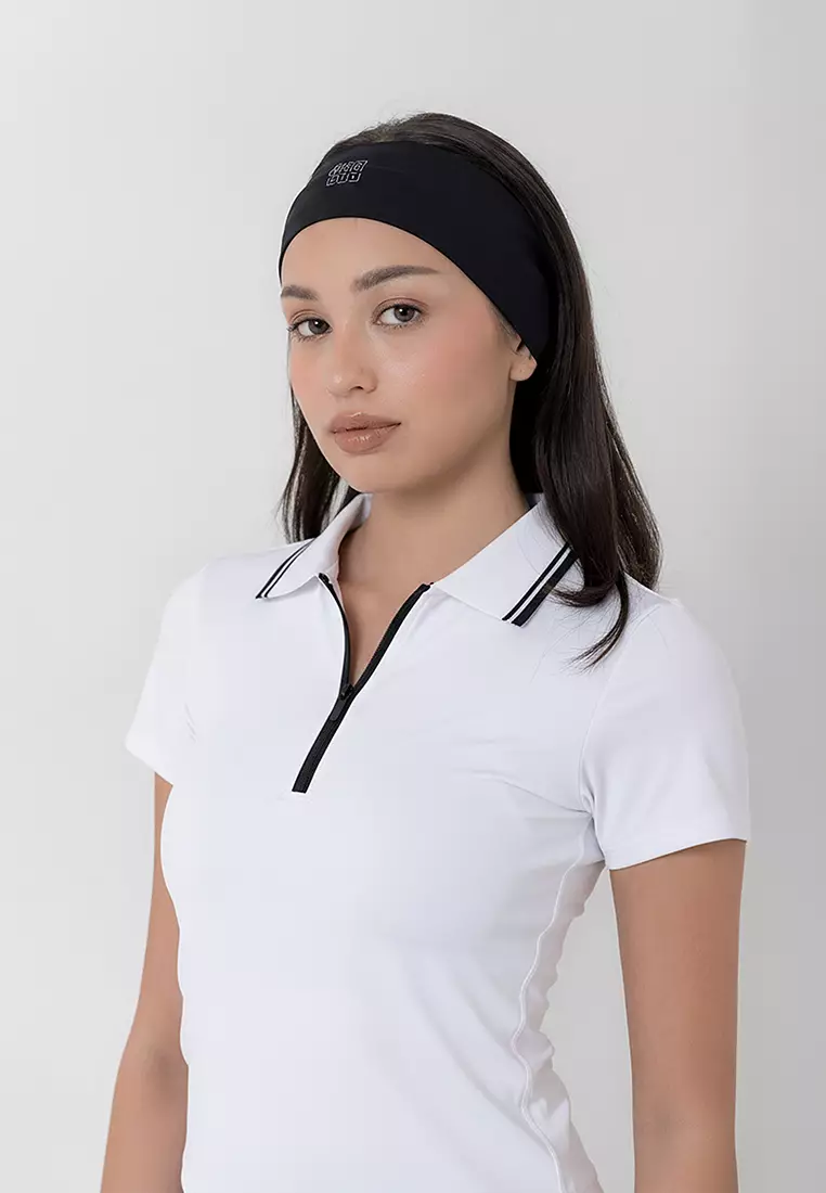 HAPPYFIT Country Polo Tennis Shirt White