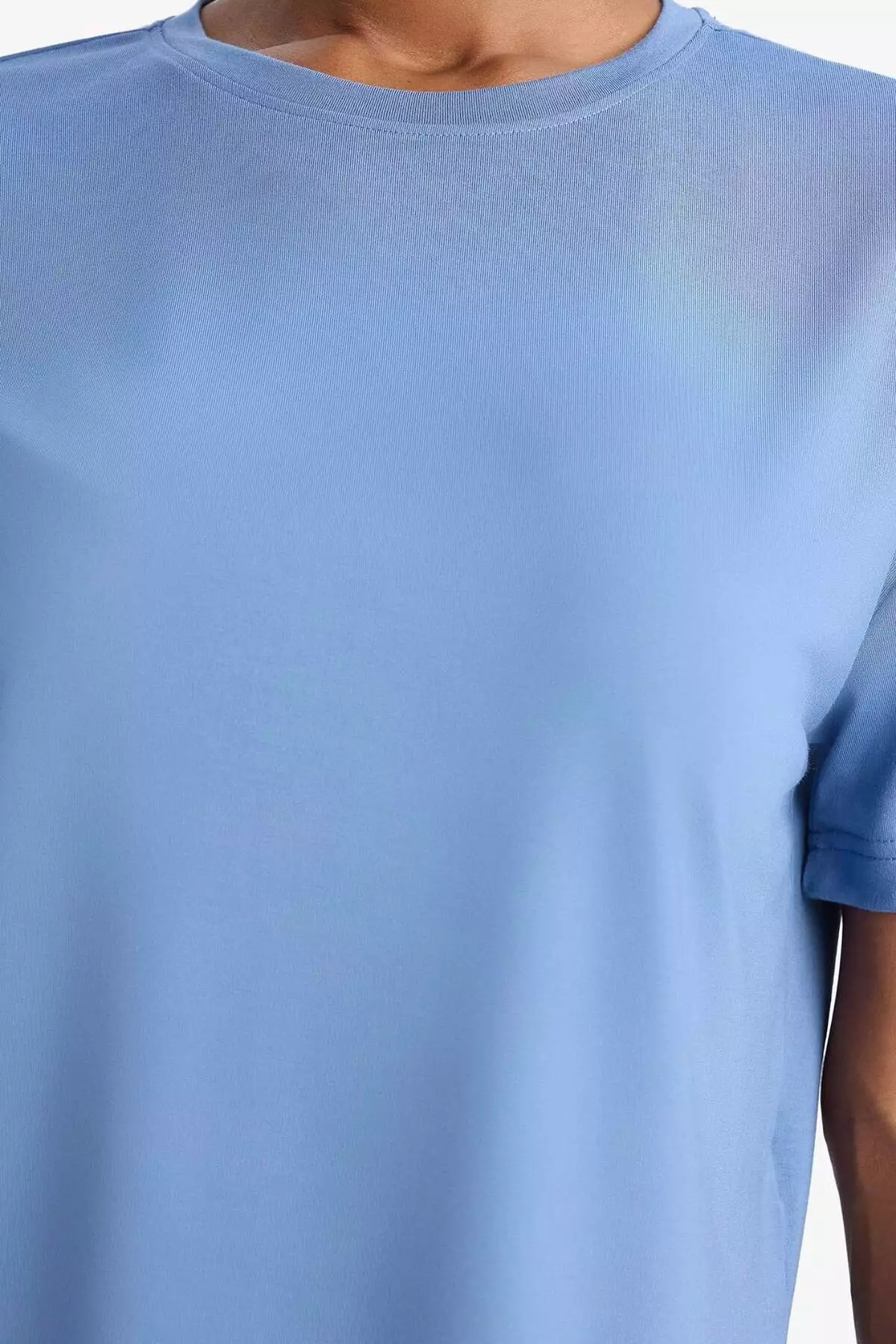 Defactofit Oversize Wide Fit Crew Neck Modal Short Sleeve T-Shirt E2932Ax25Sm