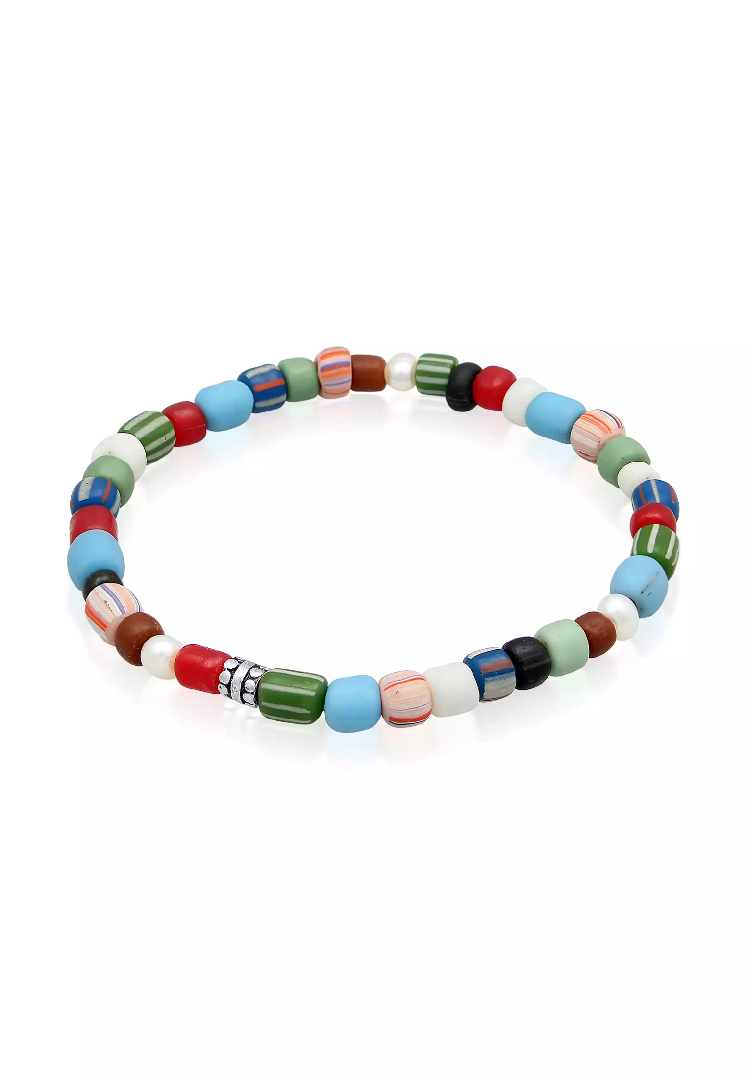 Buy Kuzzoi Bracelet Men Beads Colourful With Freshwater Pearls