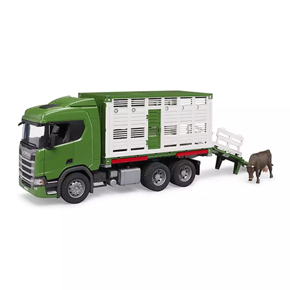 Bruder 3548 - Scania Super 560R Cattle transportation truck with 1 cattle