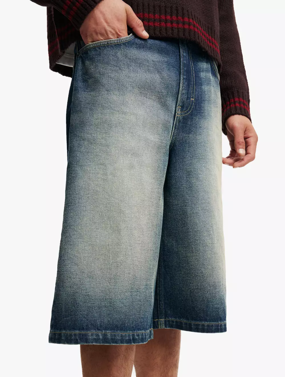 Cotton On - Jeanswears - Super Baggy Jort - Sublime Blue