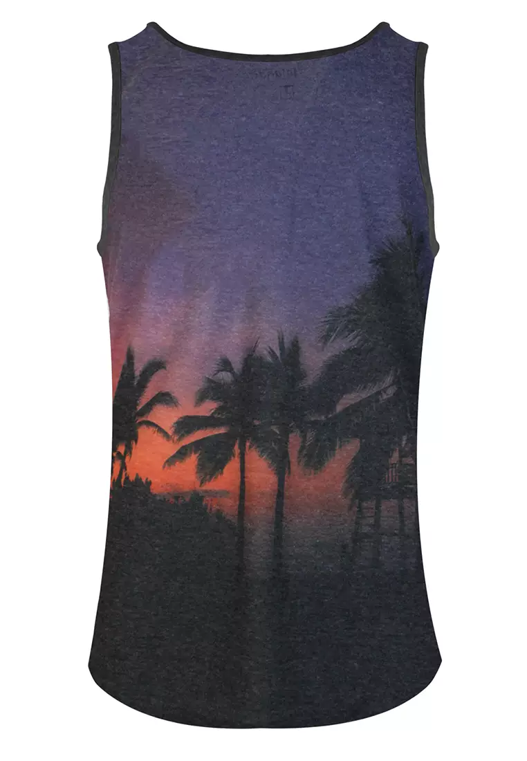 Buy Island Haze Sunset Surfer Tank Top Mens Swimwear 2023 Online
