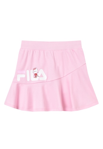FILA pink Online Exclusive FILA KIDS WONNIE FRIENDS Logo Skirt 3-9 yrs 68D02KA196DFBCGS_1