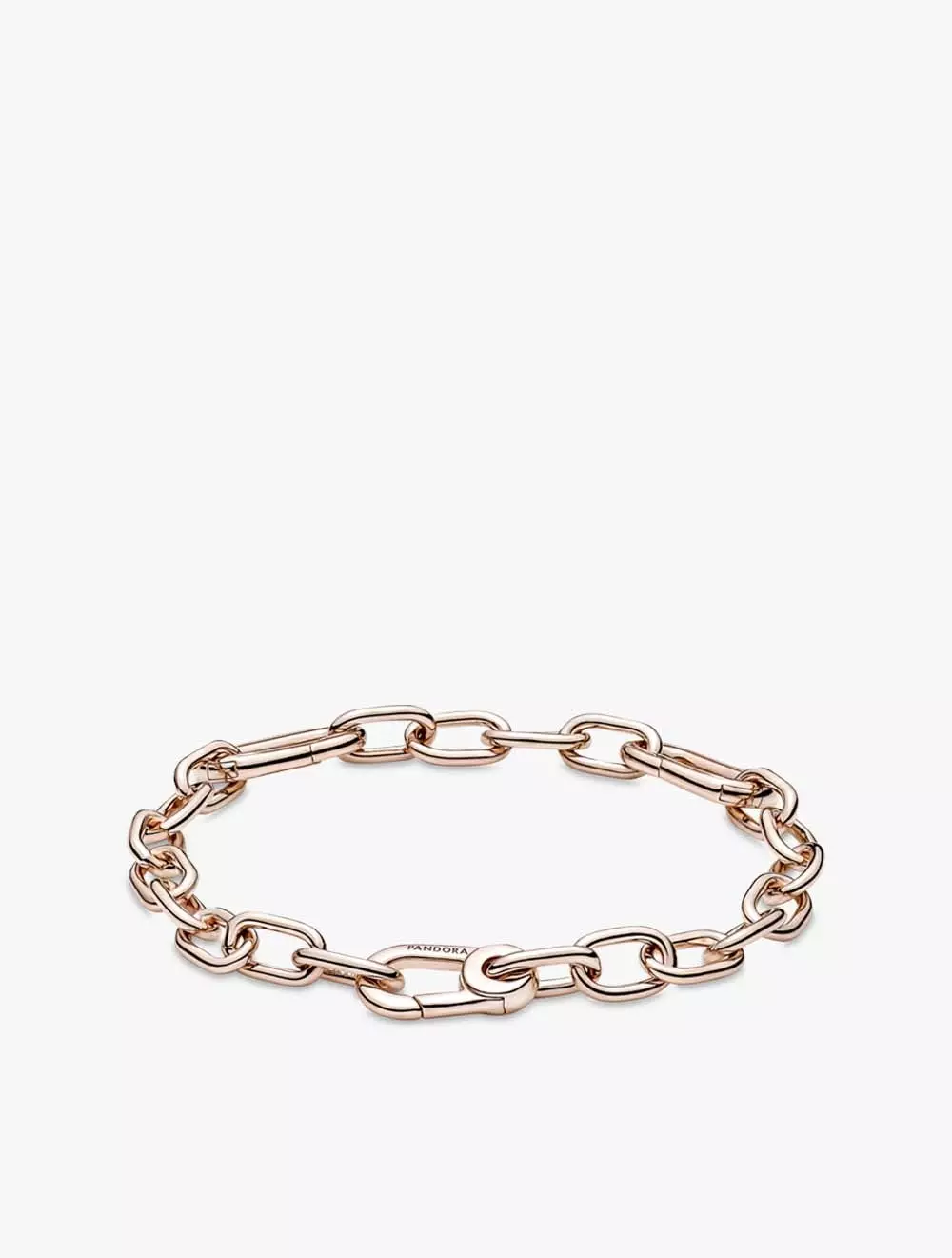 14k Rose gold-plated link bracelet