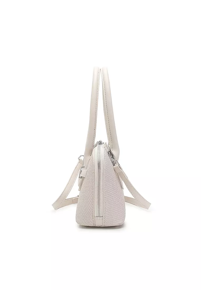 Women's Top Handle Bag / Sling Bag / Crossbody Bag (Tas Selempang / Tas Tangan) - Putih