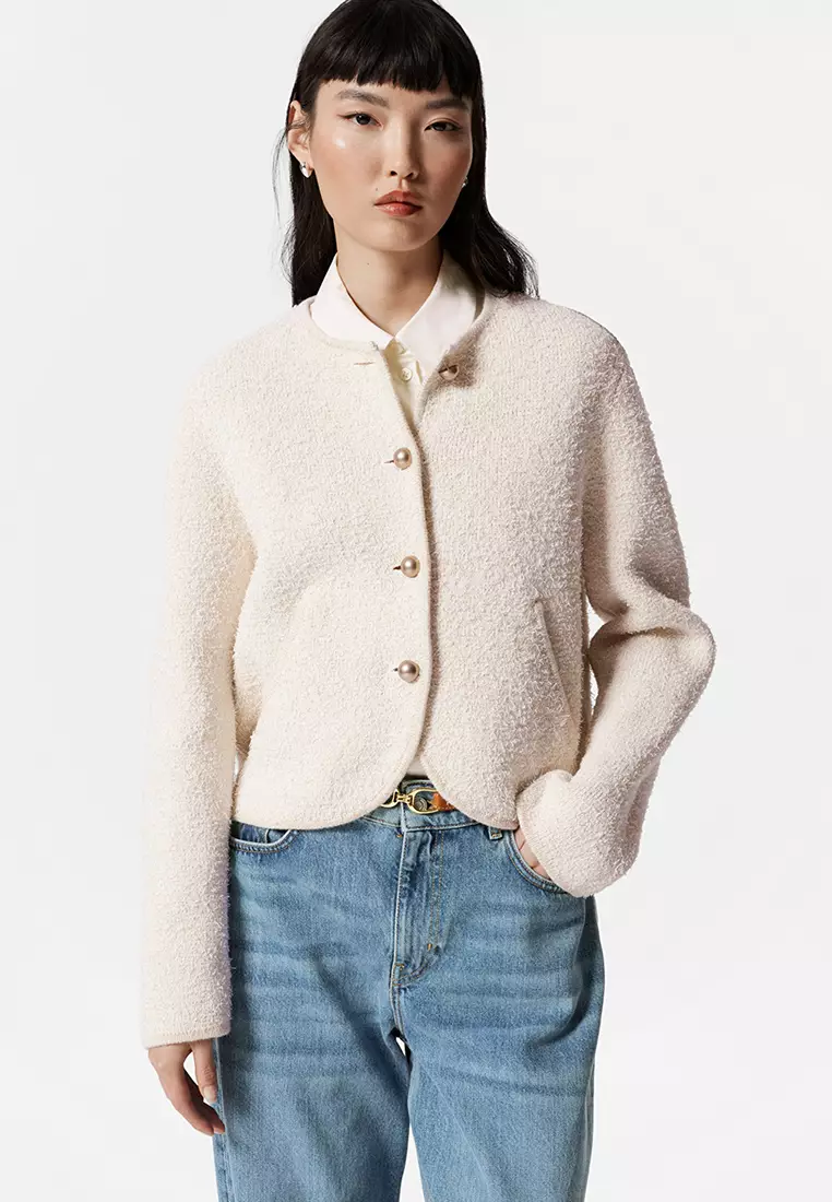 Buy Other Stories Textured Glitter Cardigan 2025 Online ZALORA