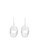 ZITIQUE gold Women's Multi-layered Circle Rings Hook Earrings - Silver D0ABBACE6A1459GS_1