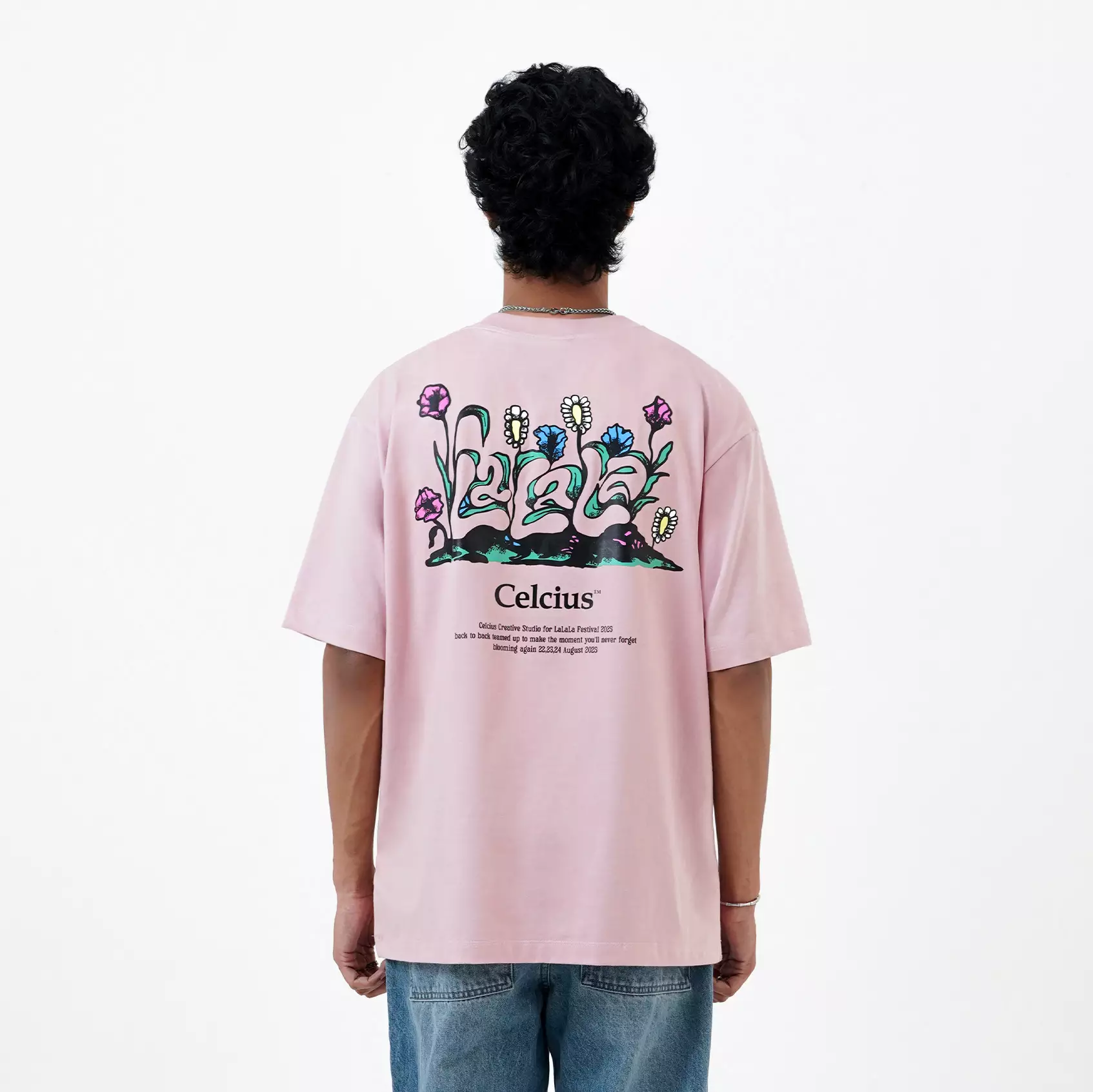 CELCIUS LALALA Seed T-Shirt Oversize LIN001705C Pink